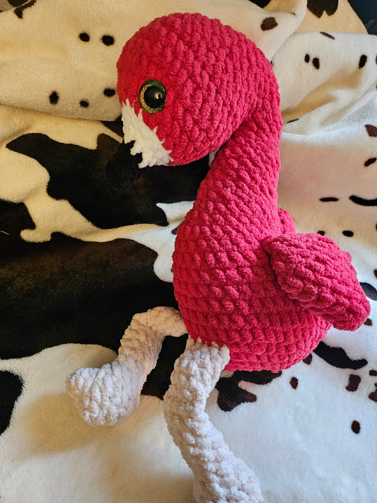 Plush flamingo